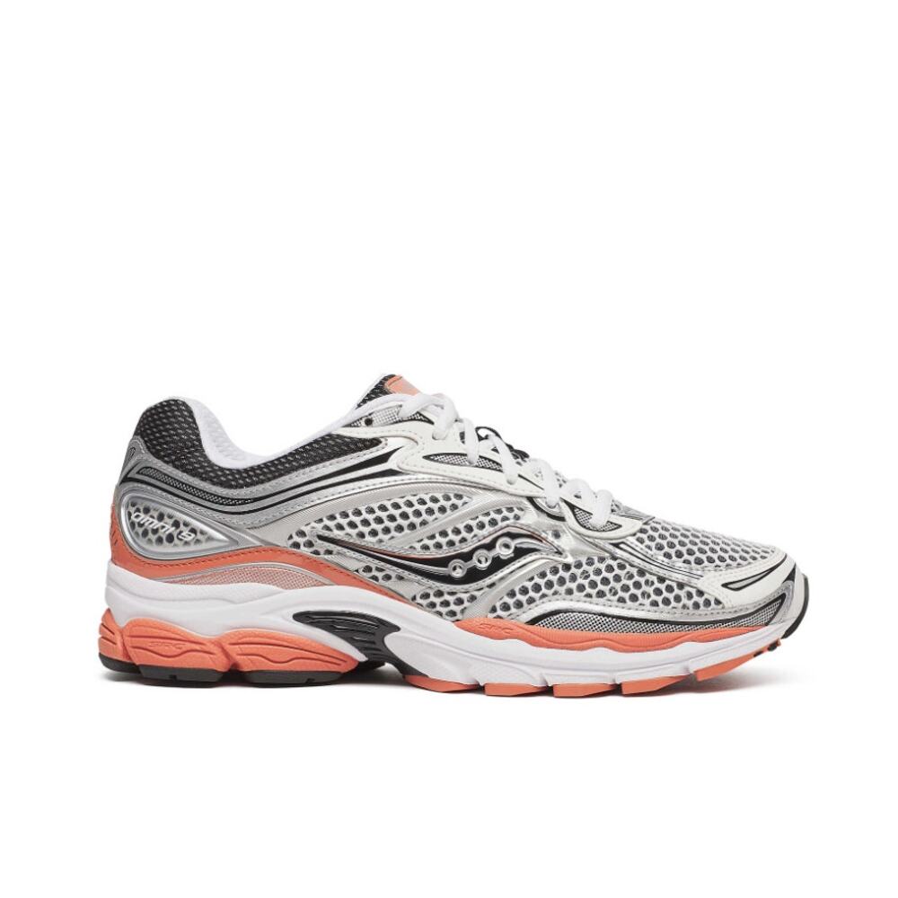 NEW Saucony ProGrid Omni 9 Sneakers Silver/Orange Size US W 11.5 / M 10 - Picture 10 of 11